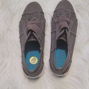 Blowfish Malibu slip on canvas patchwork sneakers